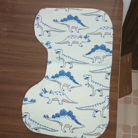 Hand Crafted Other - Hand Crafted Dinosaur Print Burp Rag